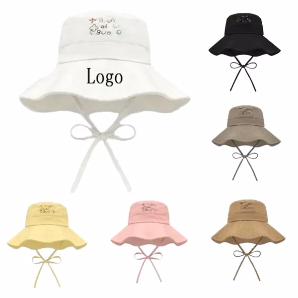 Custom Embroidered Bucket Hat with UV Protection — Promotional Headwear Gift