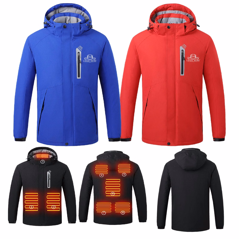 Heated Jacket Hoodie With Long Sleeve