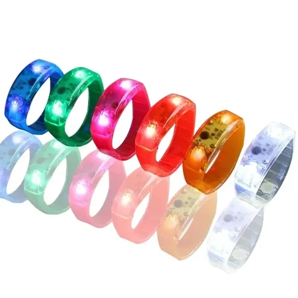 Custom Acrylic Light-up Bracelet 3.4 inch — Music Festival & Event Wearable 1