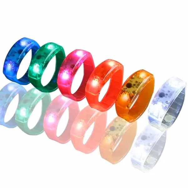 Custom Acrylic Light-up Bracelet 3.4 inch — Music Festival & Event Wearable