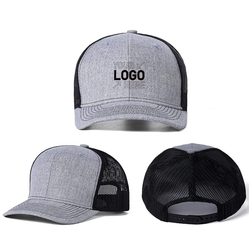 Sun protection hard top breathable mesh hat 1
