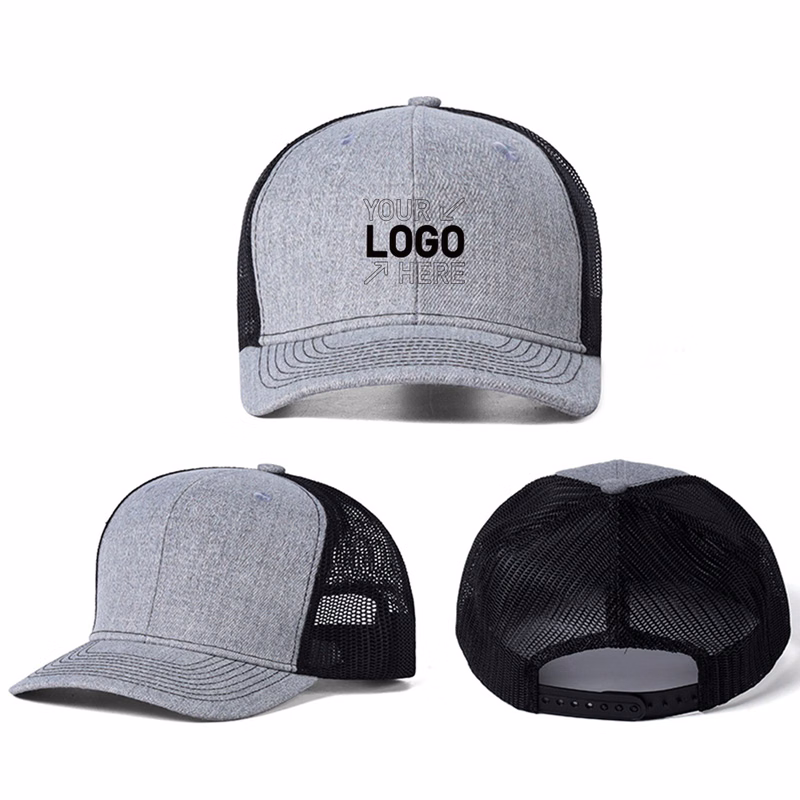 Sun protection hard top breathable mesh hat