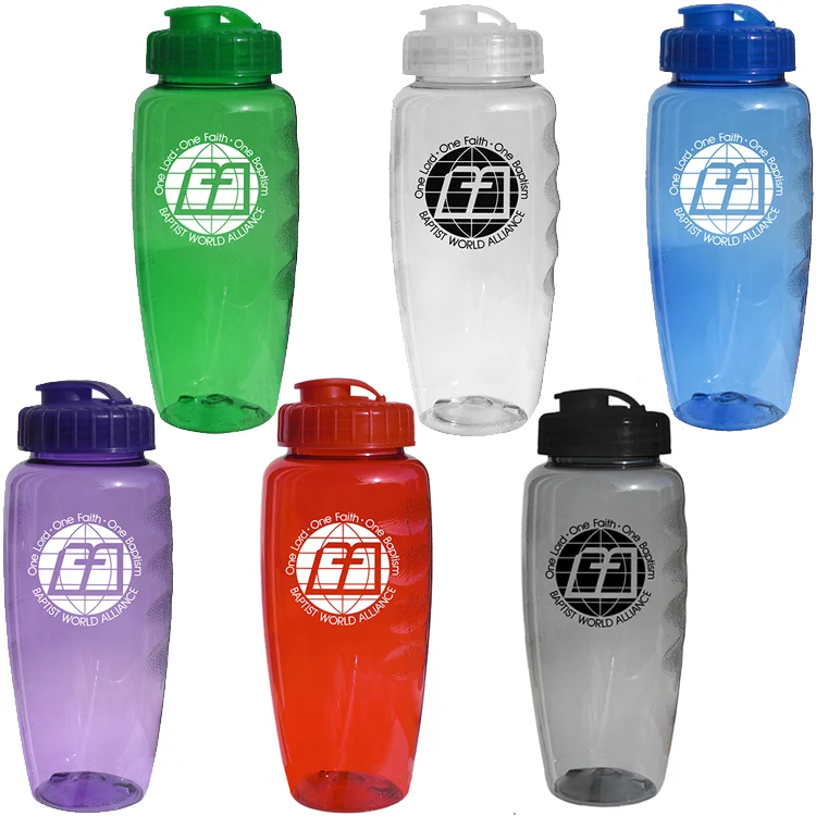 30 oz Eco-Polyclear Sports Bottle - PET Plastic - USA Made 1