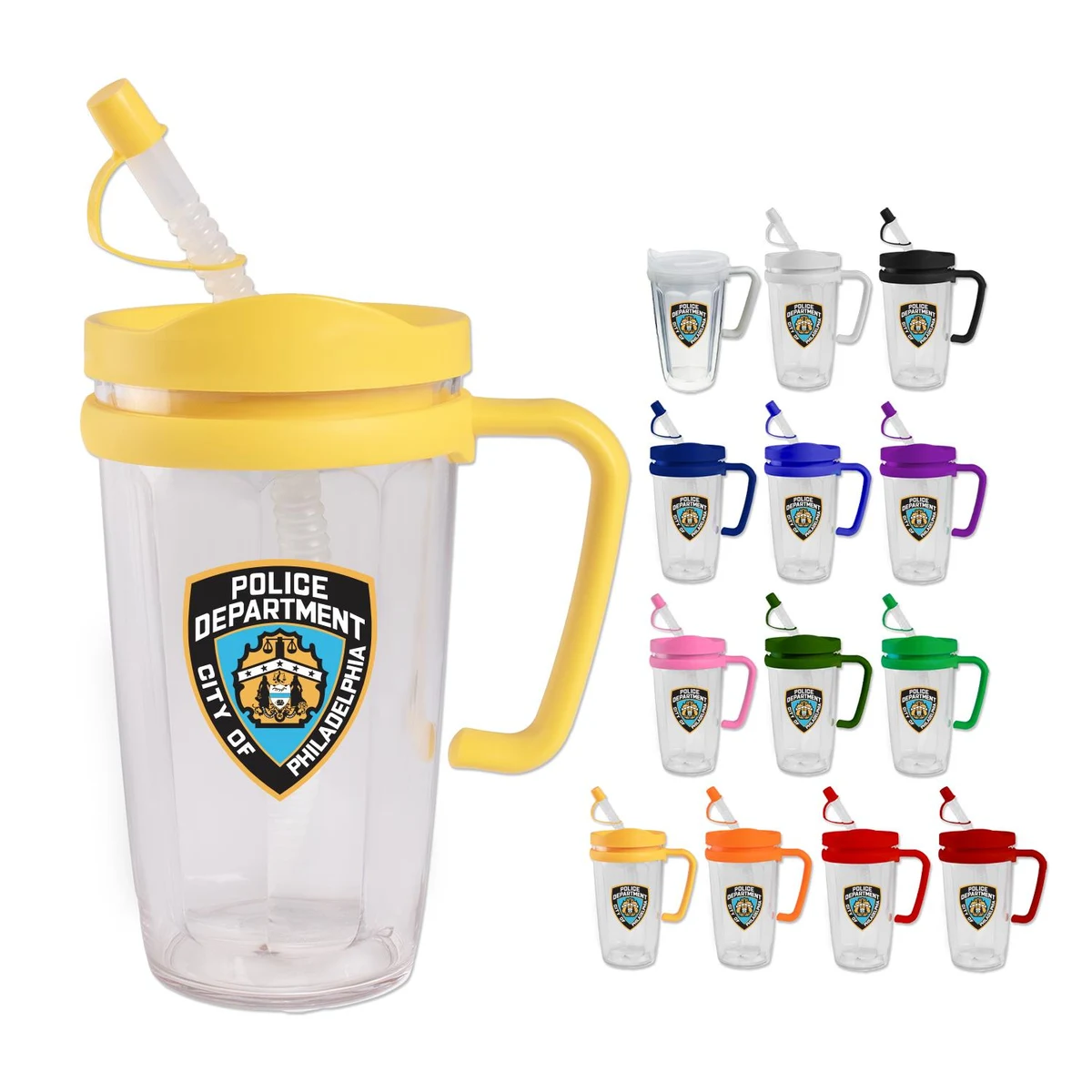 16 Oz Thermal Dual Walled Travel Mug 1