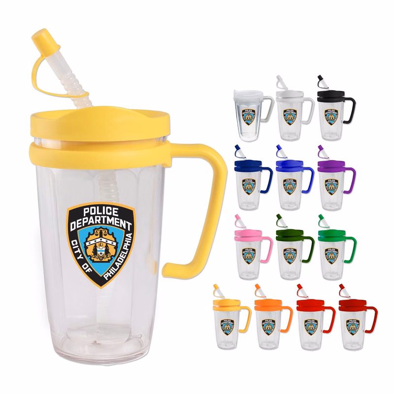 16 Oz Thermal Dual Walled Travel Mug