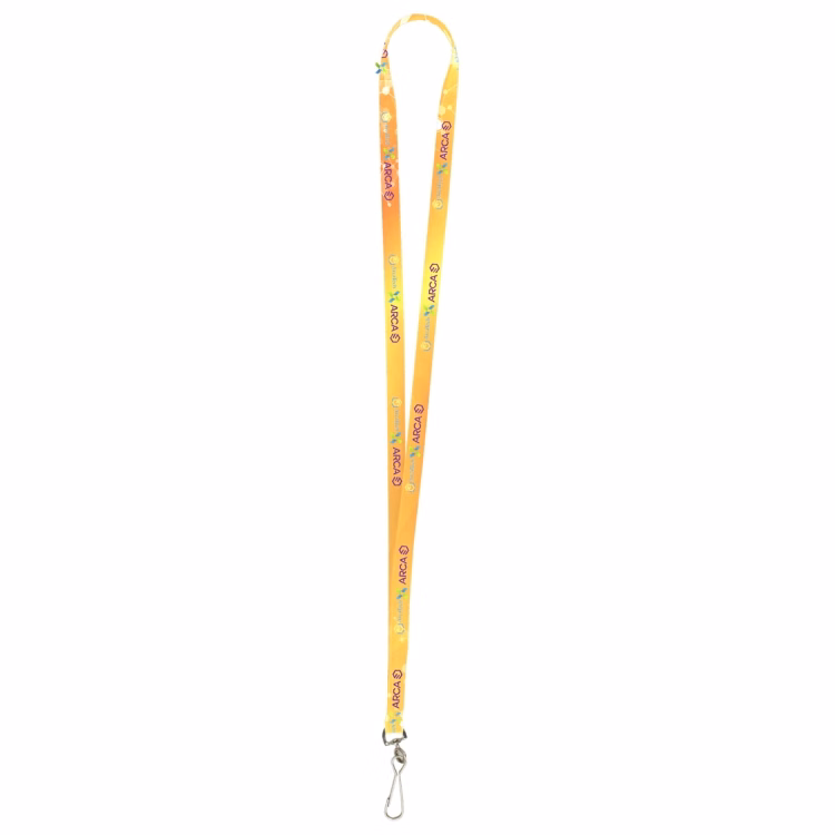 "PALMER" 3/8" Import Air Ship Super Soft Polyester Multi-Color Sublimation Lanyard
