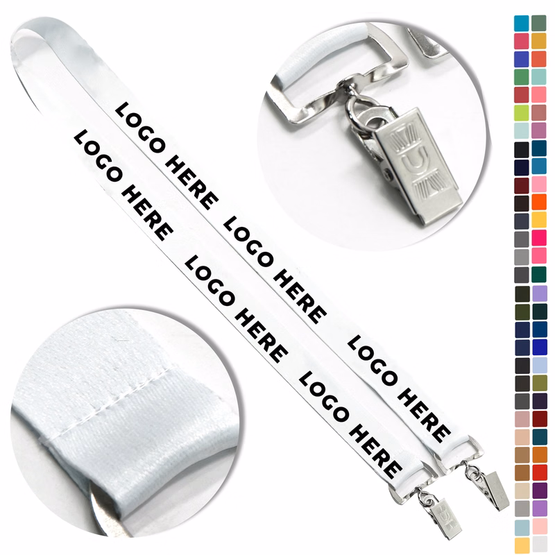 MOQ 50 Retractable Badge Lanyard with Nylon and Polyester Material