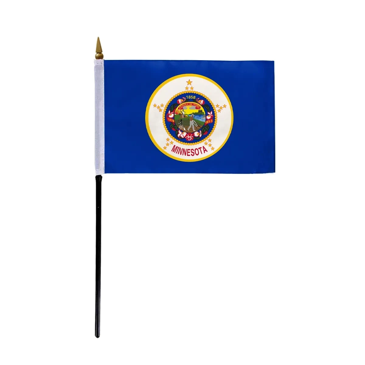 4"x6" & 12"x18'' Minnesota ePoly Printed Stick Flags 1