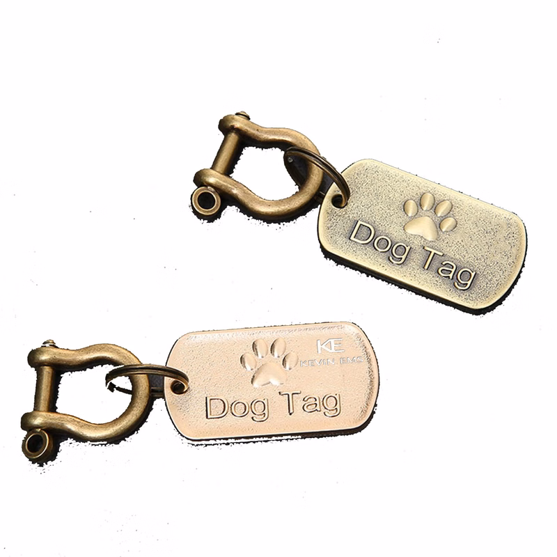 Zinc Alloy Pet Collar Tag