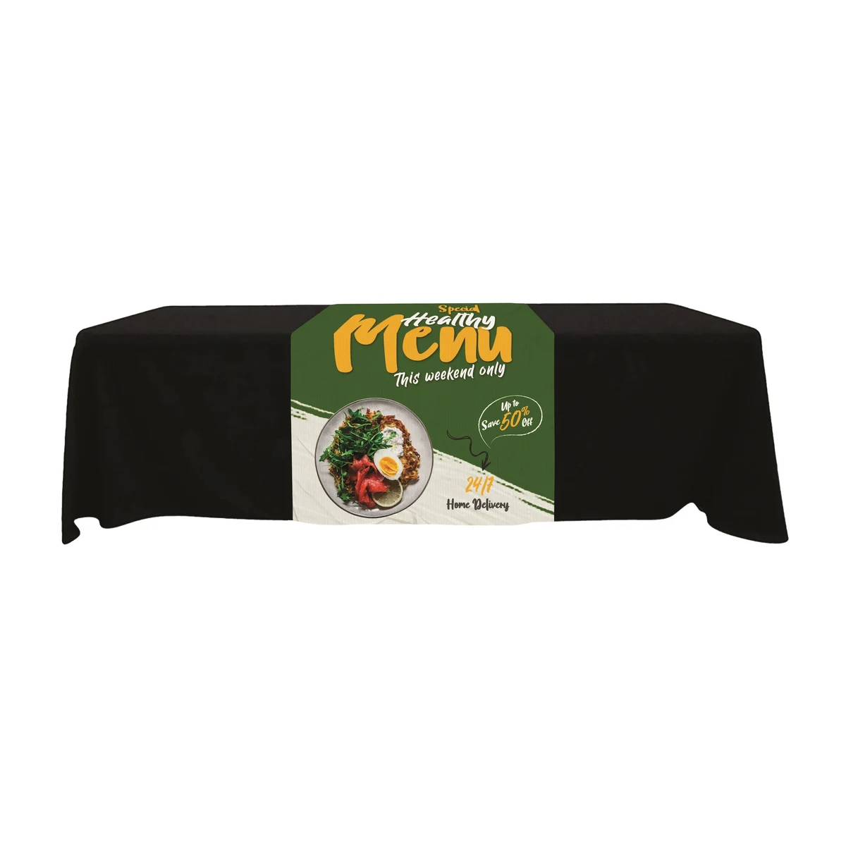 36"x88" RPET Table Runner 1