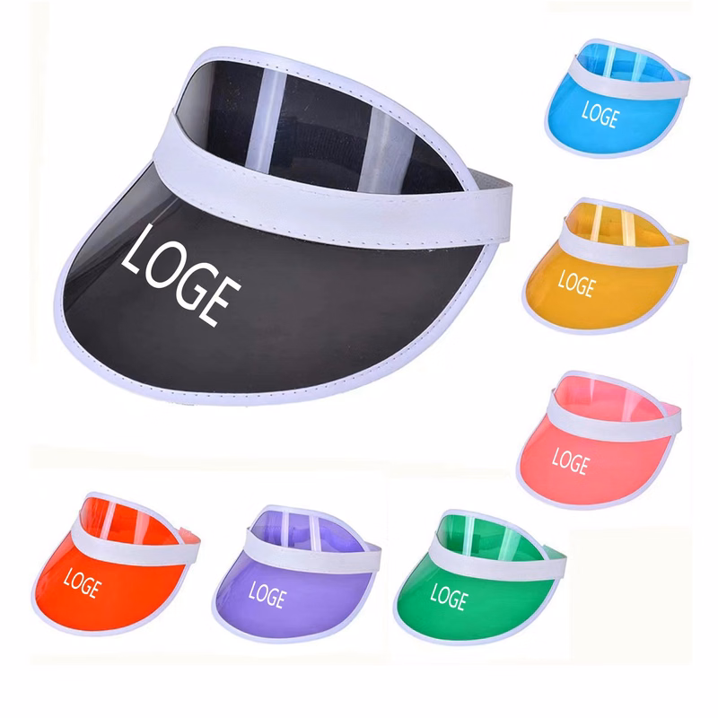 Clear PVC Sun Visor MOQ 100