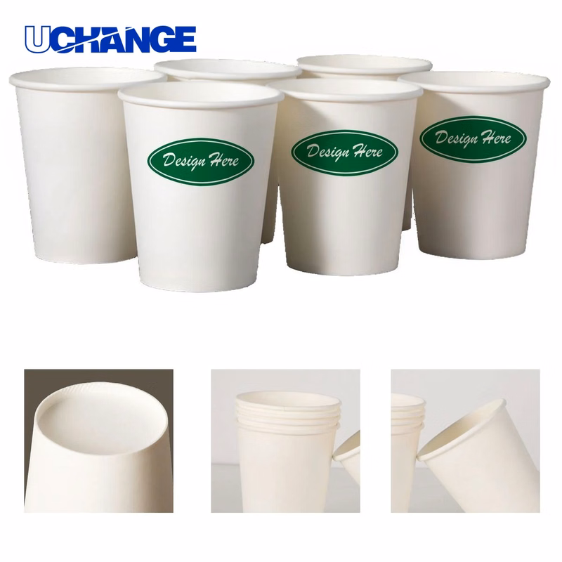 Kraft Paper Disposable Coffee Cup Container
