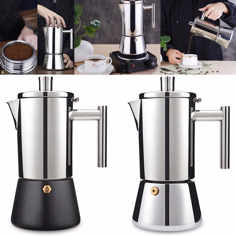 Stainless Steel Italian Coffee Machine Maker
