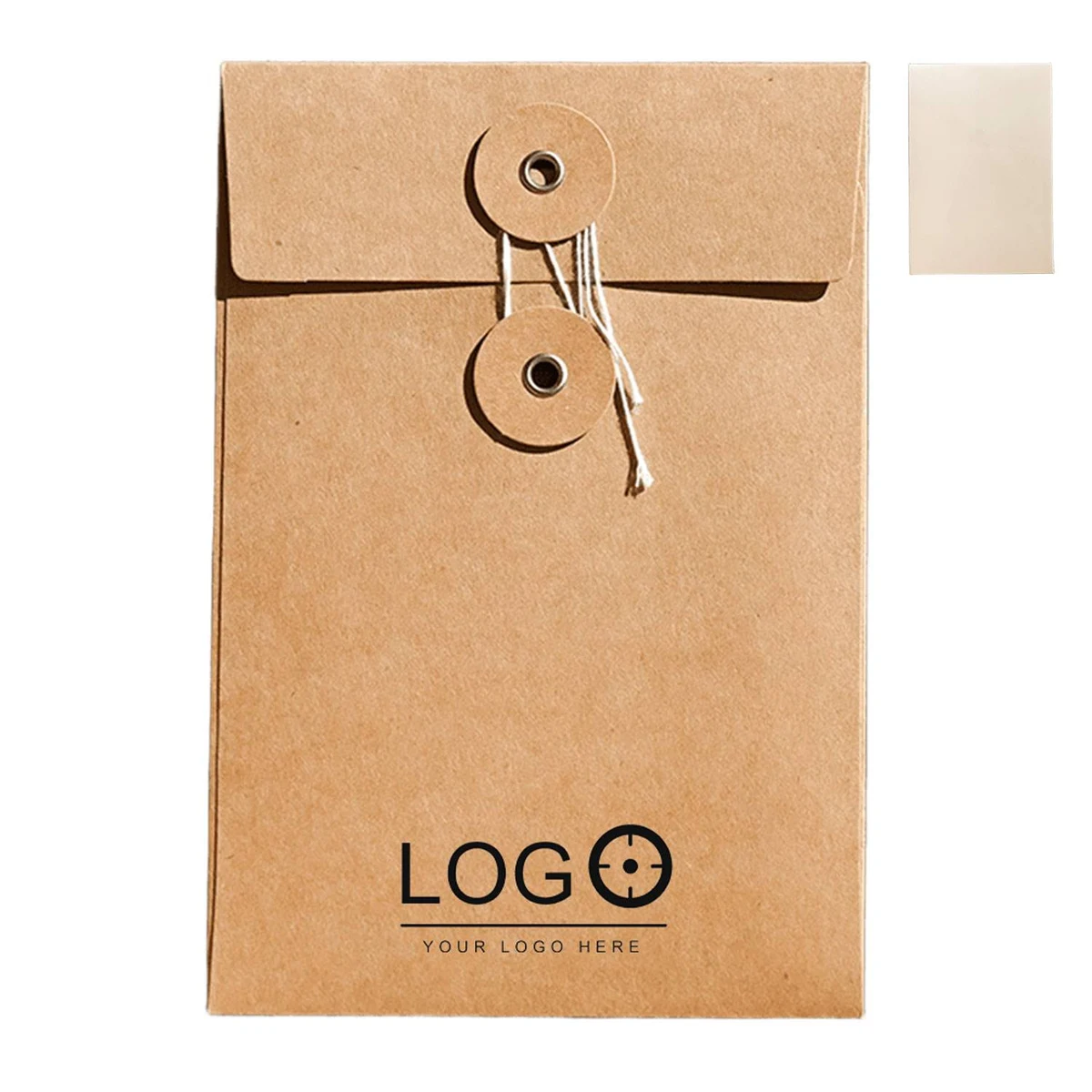 Vintage Kraft Paper String Tie Envelope 1