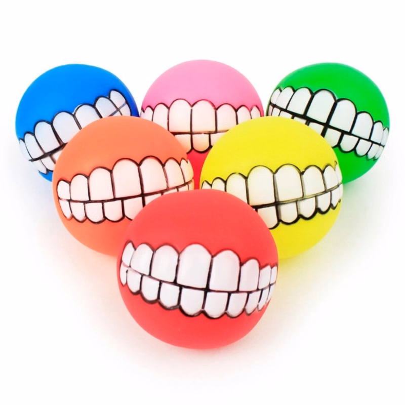 Teeth Balls Dog Squeaky Toys