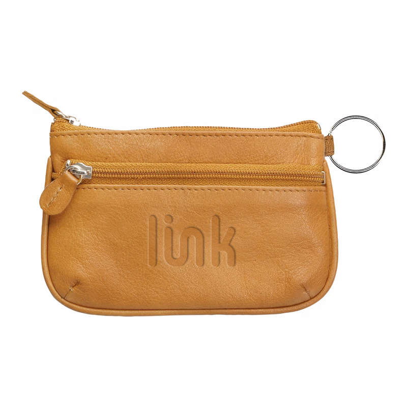 Andrew Philips® Leather Coin Case & ID Holder Wallet