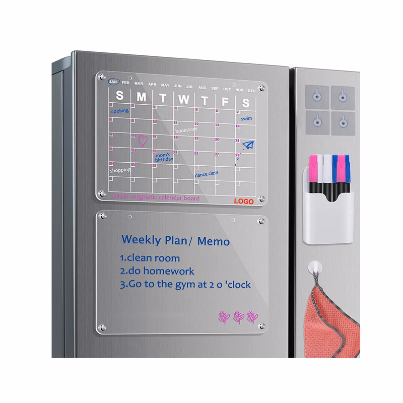 Magnetic Weekly Calendar for Fridge (direct import)