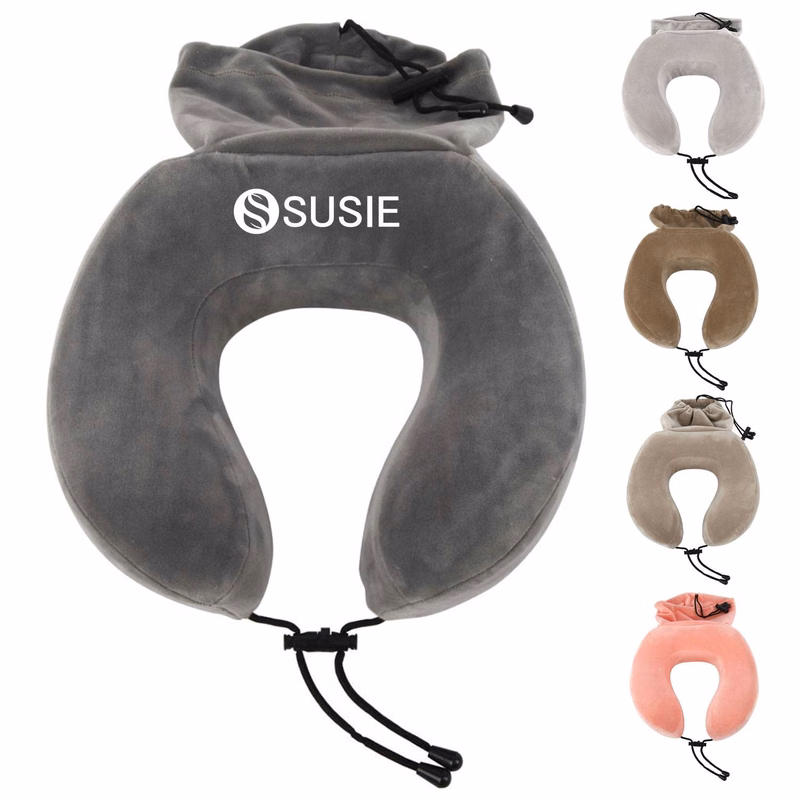 Memory Foam Travel U-Shaped Foldable Pillow