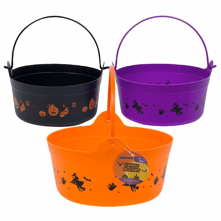 Halloween Buckets 5" - Assorted