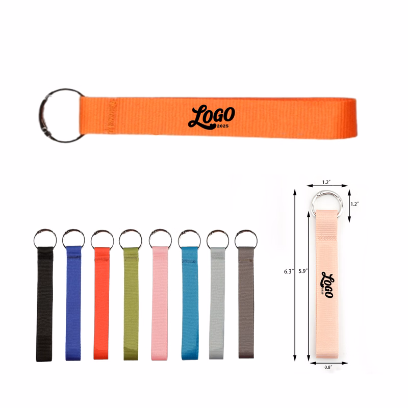Multicolor Polyester Keychain Lanyard