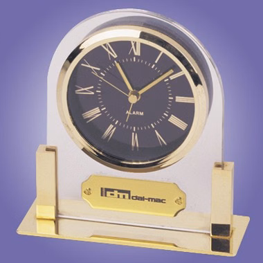 GP BRASS ACRYLIC ALARM CLOCK