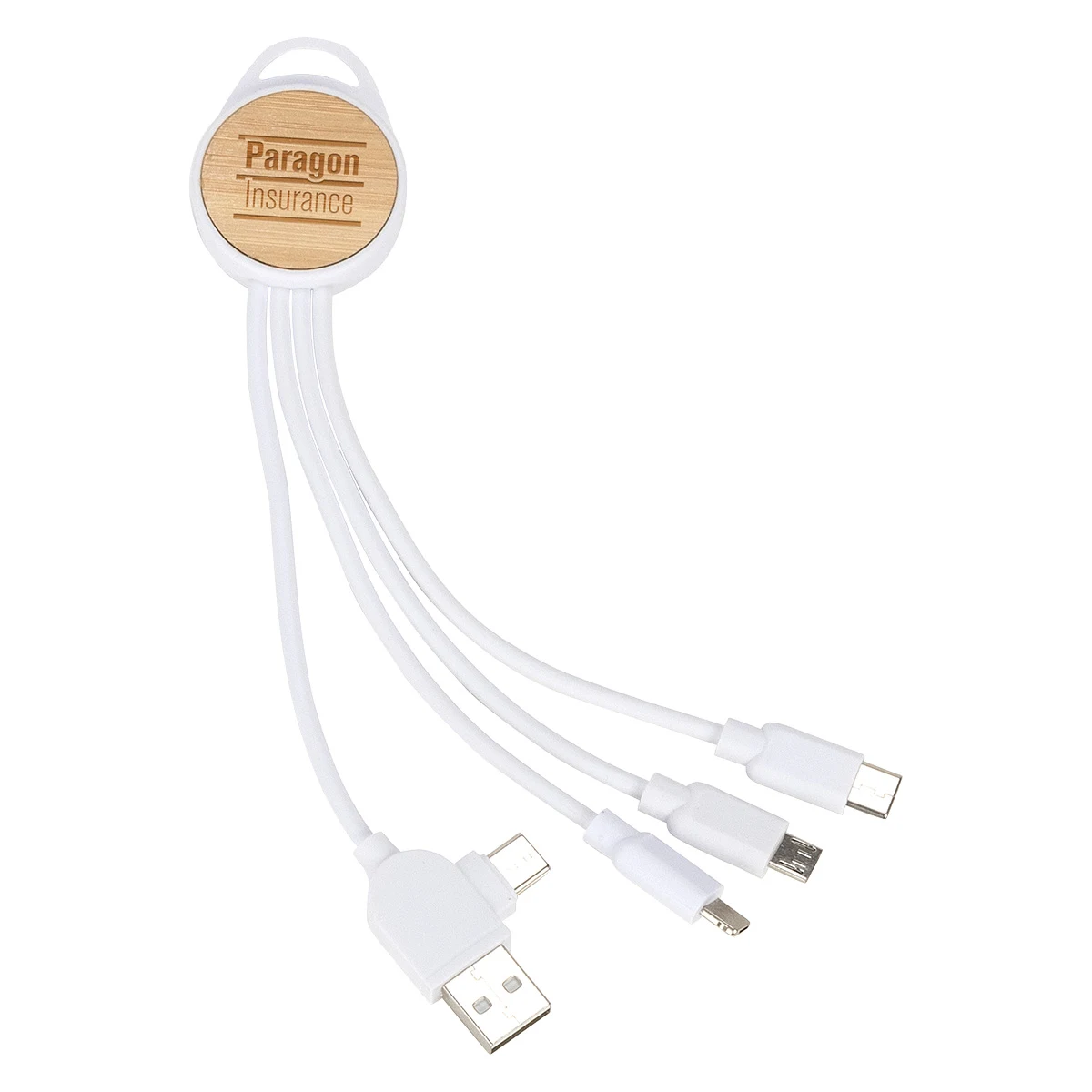 Bamboo 3-in-1 6" Charging Cable 1