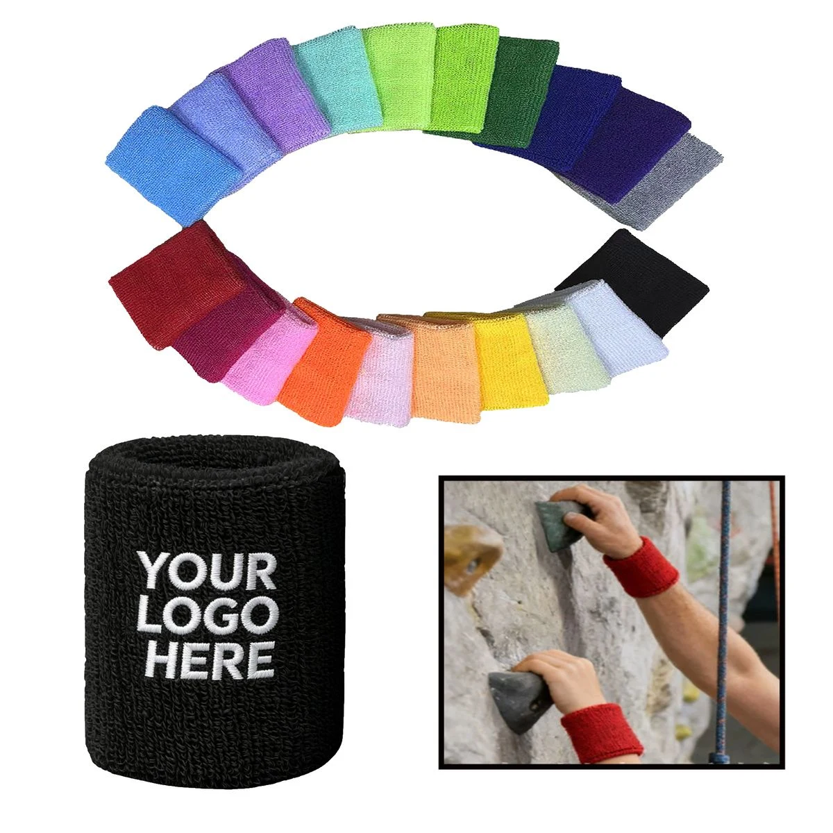 Quick Dry Sweat Wicking Wrist Support For Outdoor Sports 1