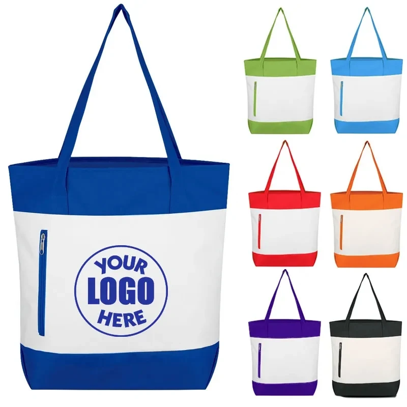 Promotional Living Color Tote Bags, custom tote bag with logo imprint 1