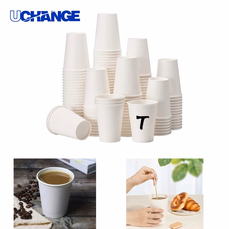 12 oz Disposable Paper Coffee Cup Container for Takeaway
