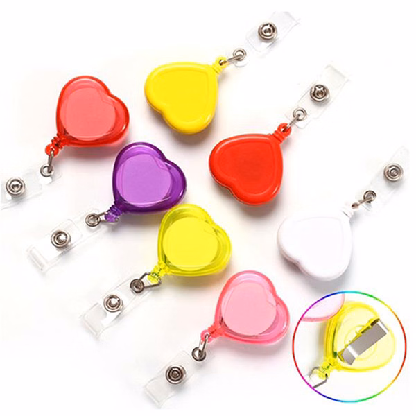Heart Shape Badge Reel