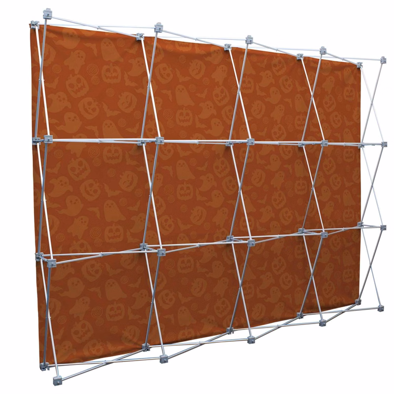 Deluxe GeoMetrix 12-Quad Back Wall Panel (Graphic Only)