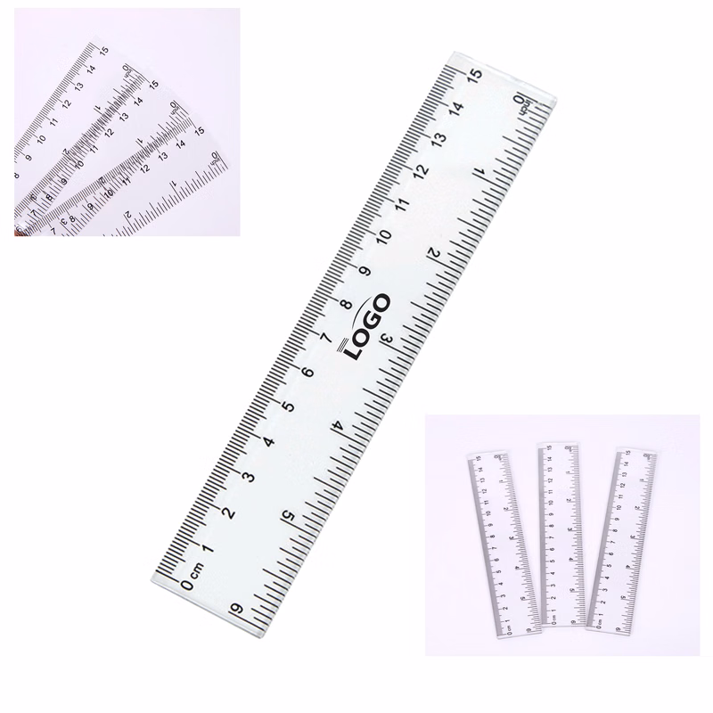 6" Double Scale Plastic Ruler
