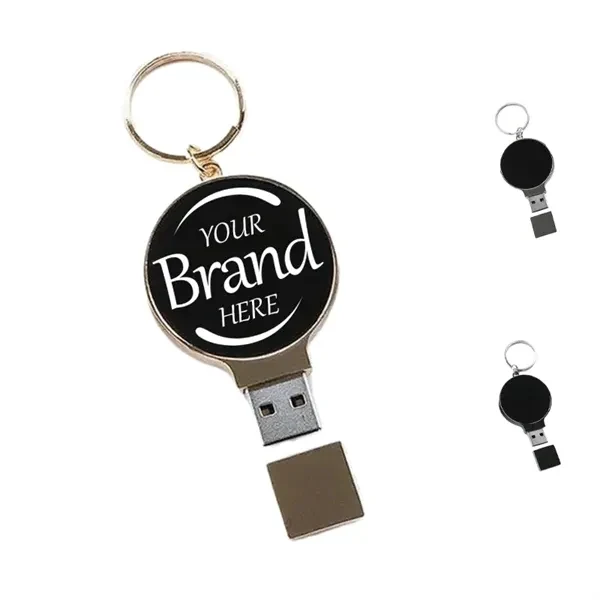 Custom Light-Up Metal USB Flash Drive 8GB-64GB — Premium Executive Gift 1