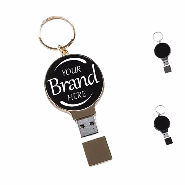 Custom Light-Up Metal USB Flash Drive 8GB-64GB — Premium Executive Gift