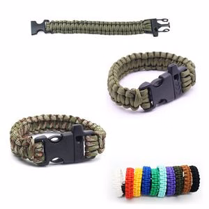 Stylish Survival Paracord Bracelet with Whistle