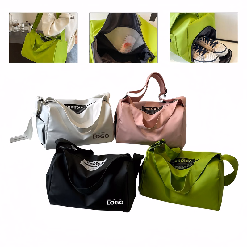 Large Capacity Crossbody Sport Bag With Dry Wet Separation