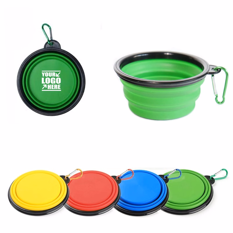 12Oz Collapsible Pet Bowl With Carabiner