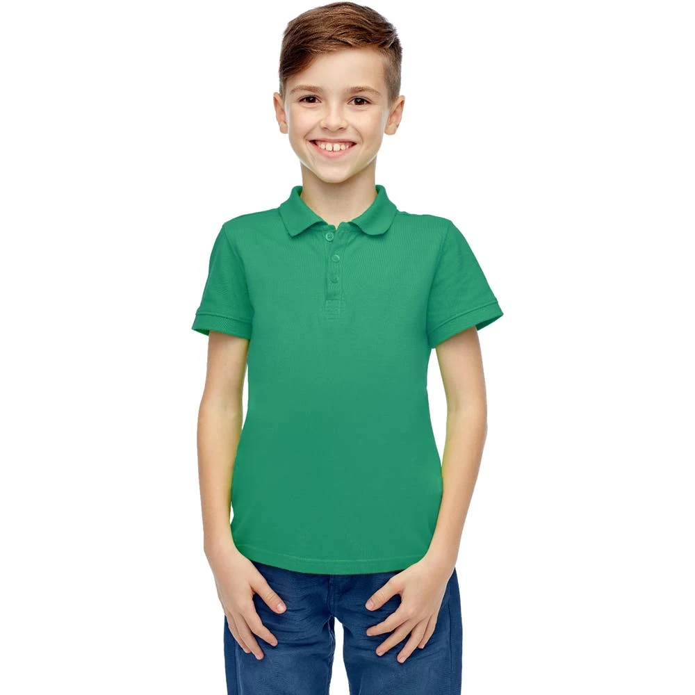 Boys' Uniform Polo Shirts - Teal Short Sleeve Size 8 - 14 1