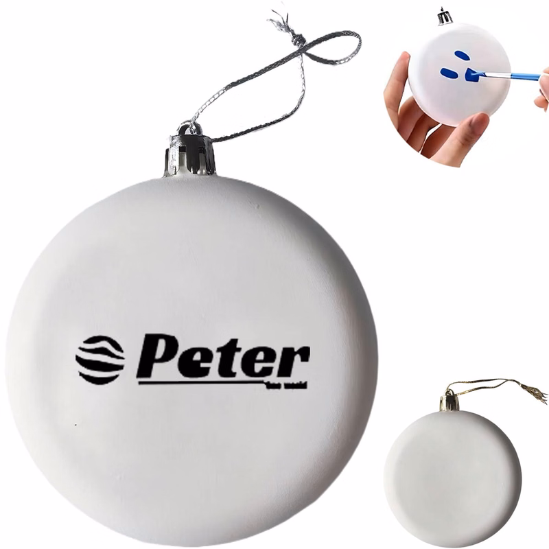 Easter DIY White Round Disc Ornaments Decoration