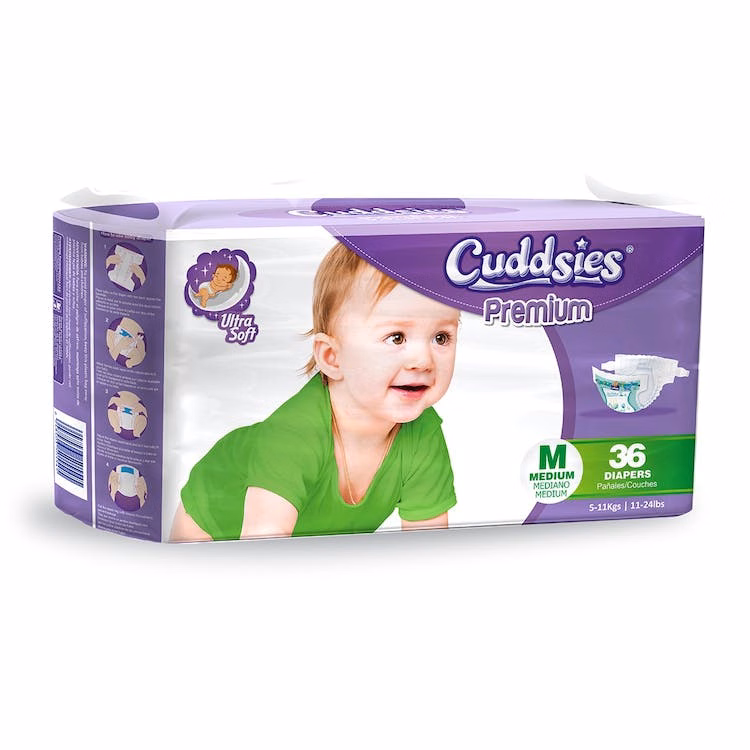 Premium Ultra Soft Diapers - Medium 11-24 Lbs.