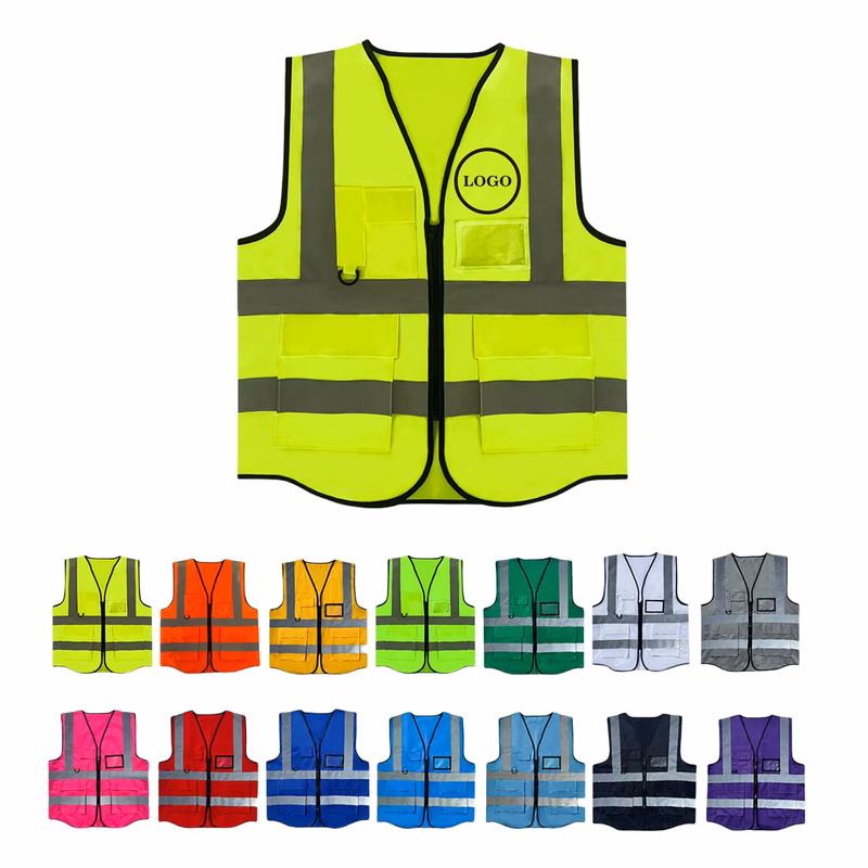Construction Safety Reflective Fluorescent Vest