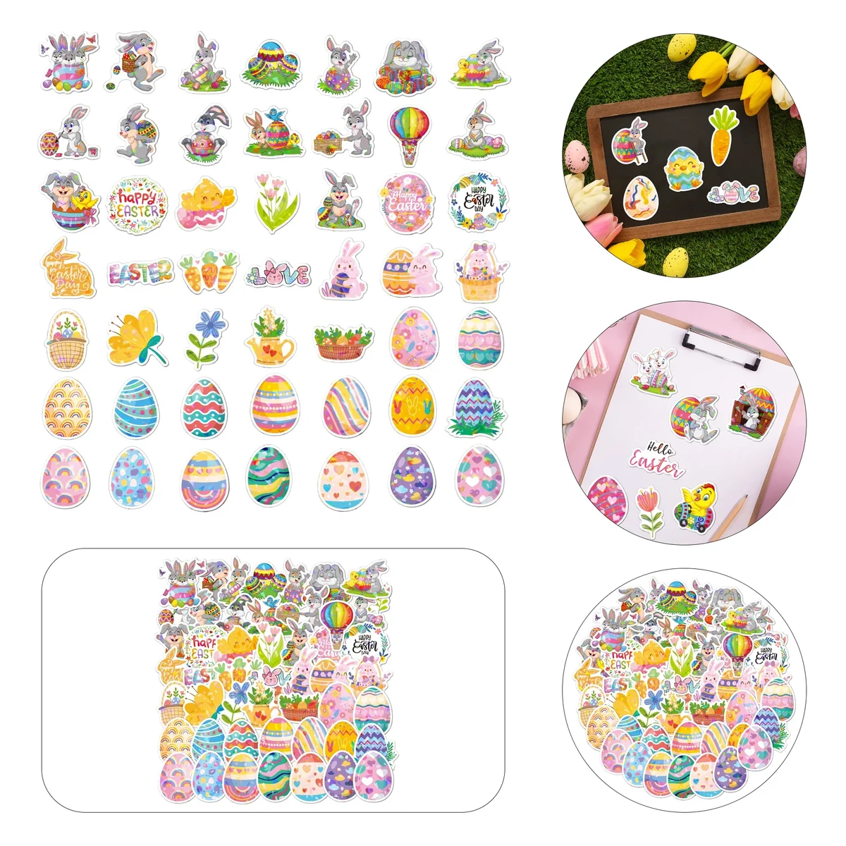 Holographic Laser Waterproof Egg Sticker 1