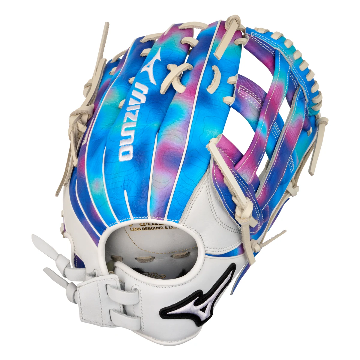 GMVPf-60MP MVP Prime M-Print, Utility Softball Glove, 12.5", H Web, Psychedelic Pattern, BioSoft Le 1