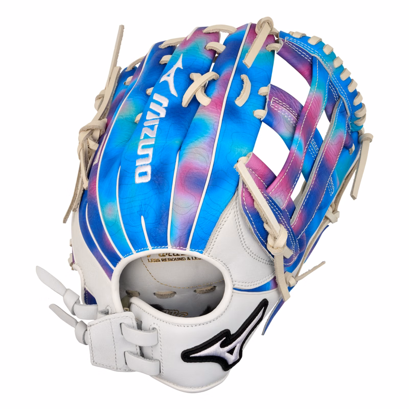 GMVPf-60MP MVP Prime M-Print, Utility Softball Glove, 12.5", H Web, Psychedelic Pattern, BioSoft Le