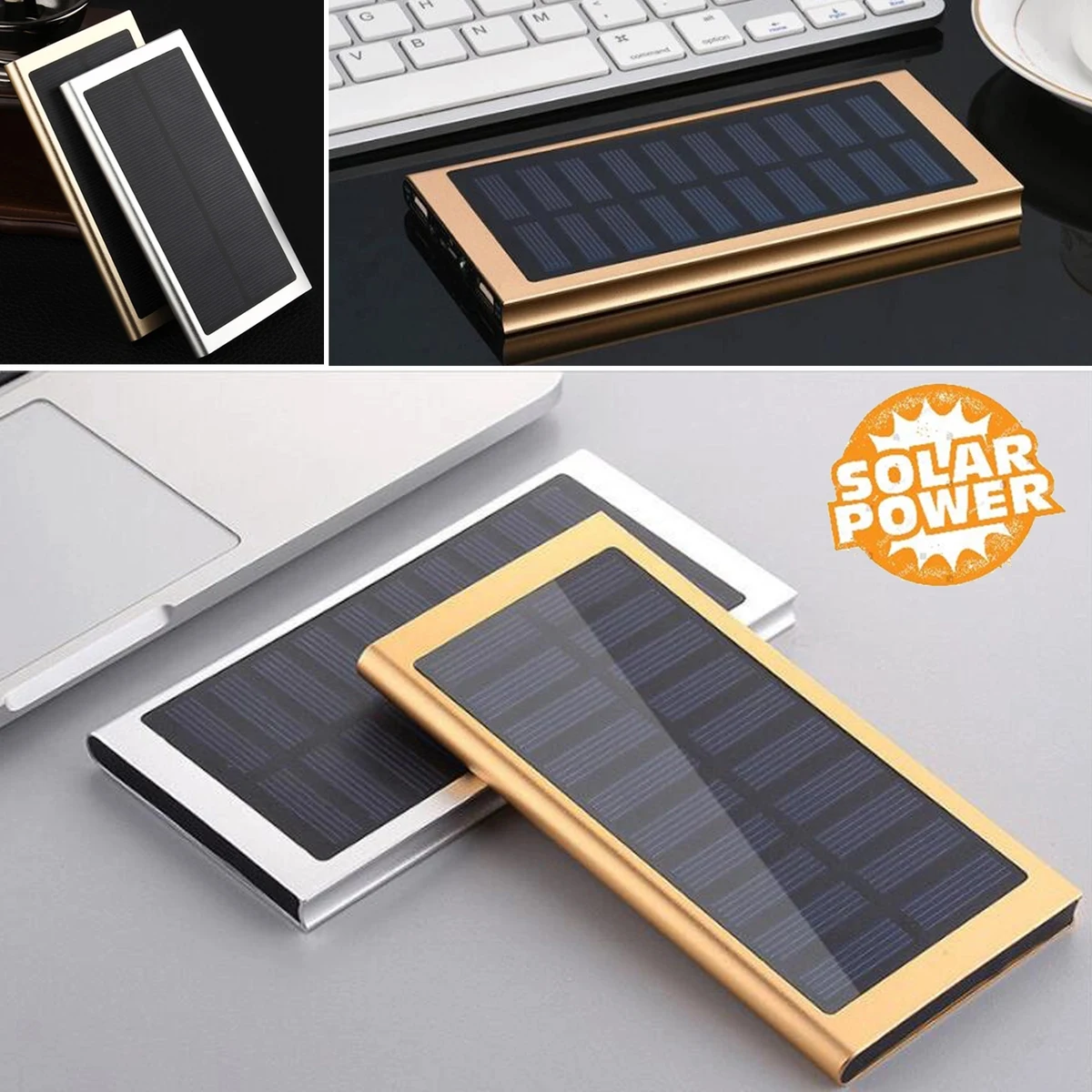 High Capacity Solar Power Bank 8000mAh 1
