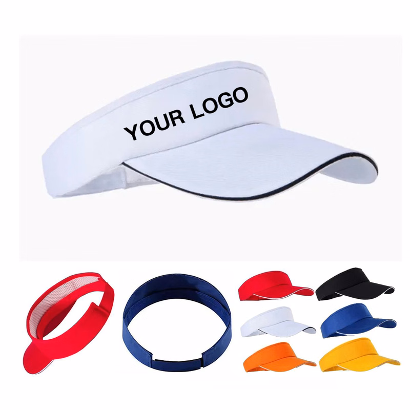 Breathable Poly Cotton Visor with Curved Bill