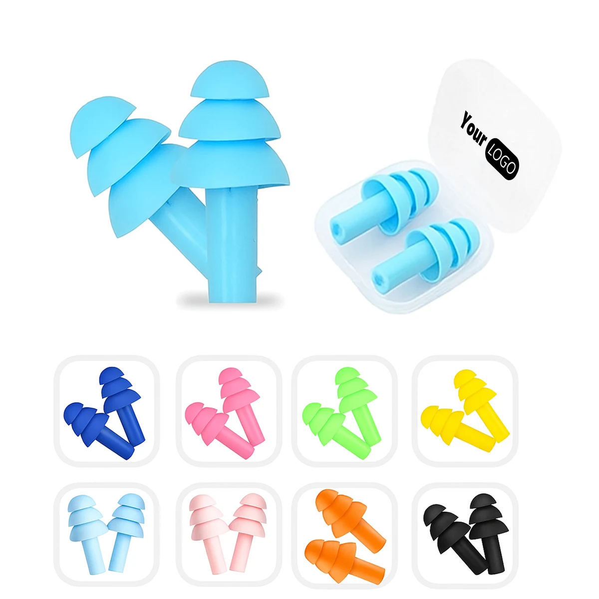 Christmas Tree Shape Earplugs with Case 1