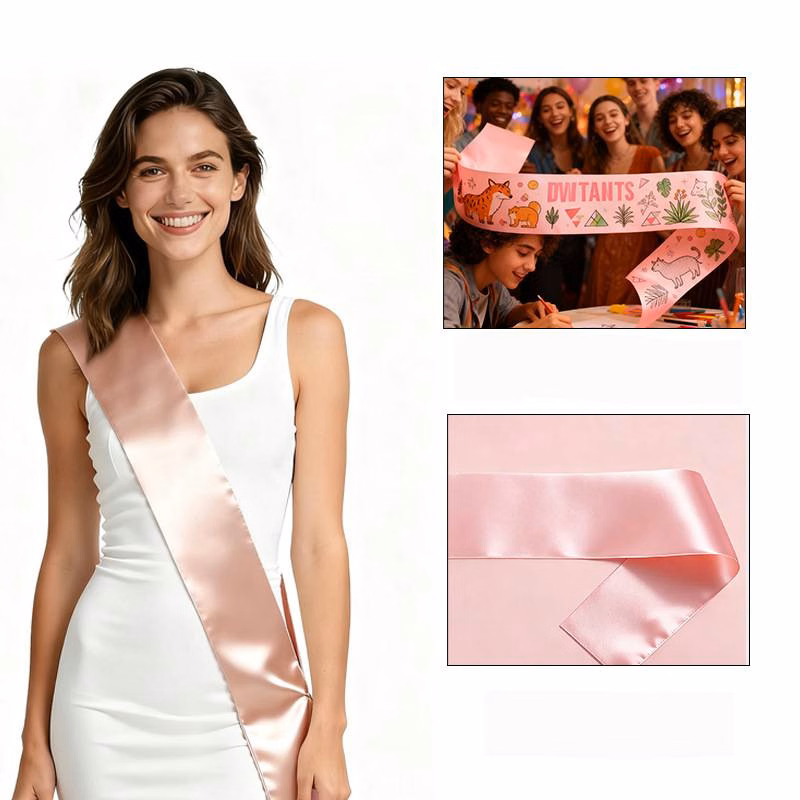 Custom Satin Ceremony Sash