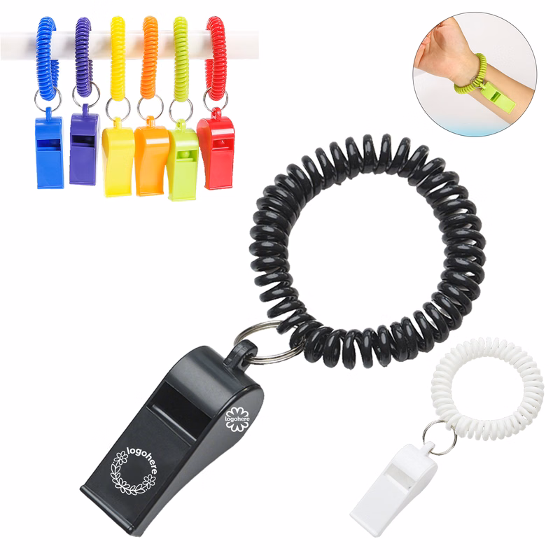 Wristband Whistle with Lanyard