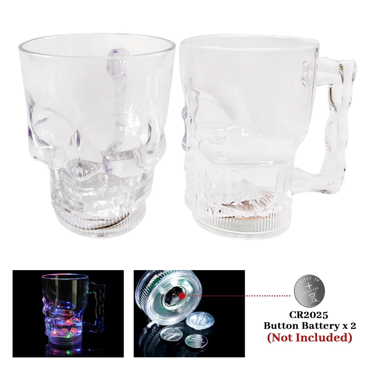 Led Light Up Skull Mug 1
